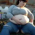 Plump Bloated SSBBW Belly