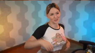 doing yoga in stream