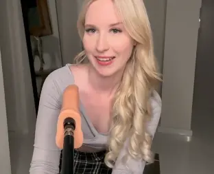 Dildo Fucking and Blowjob