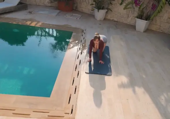 Big Tit young Milf cheated with the Gardener