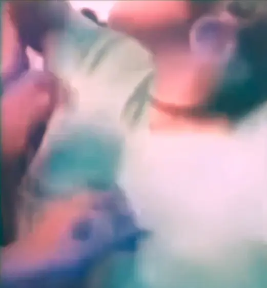 fans groping her while she smile